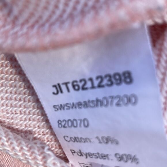 SHEIN Cropped Hem Cut Off Pull on Sweatshirt - Picture 5 of 6